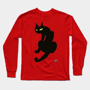 NINJA BLACK CAT Long Sleeve T-Shirt